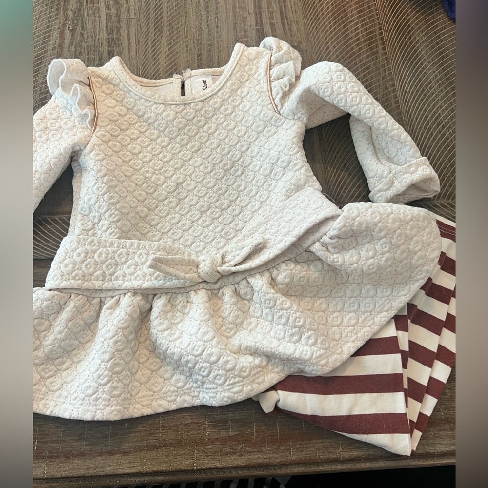 Rare editions baby girl 24m matching set